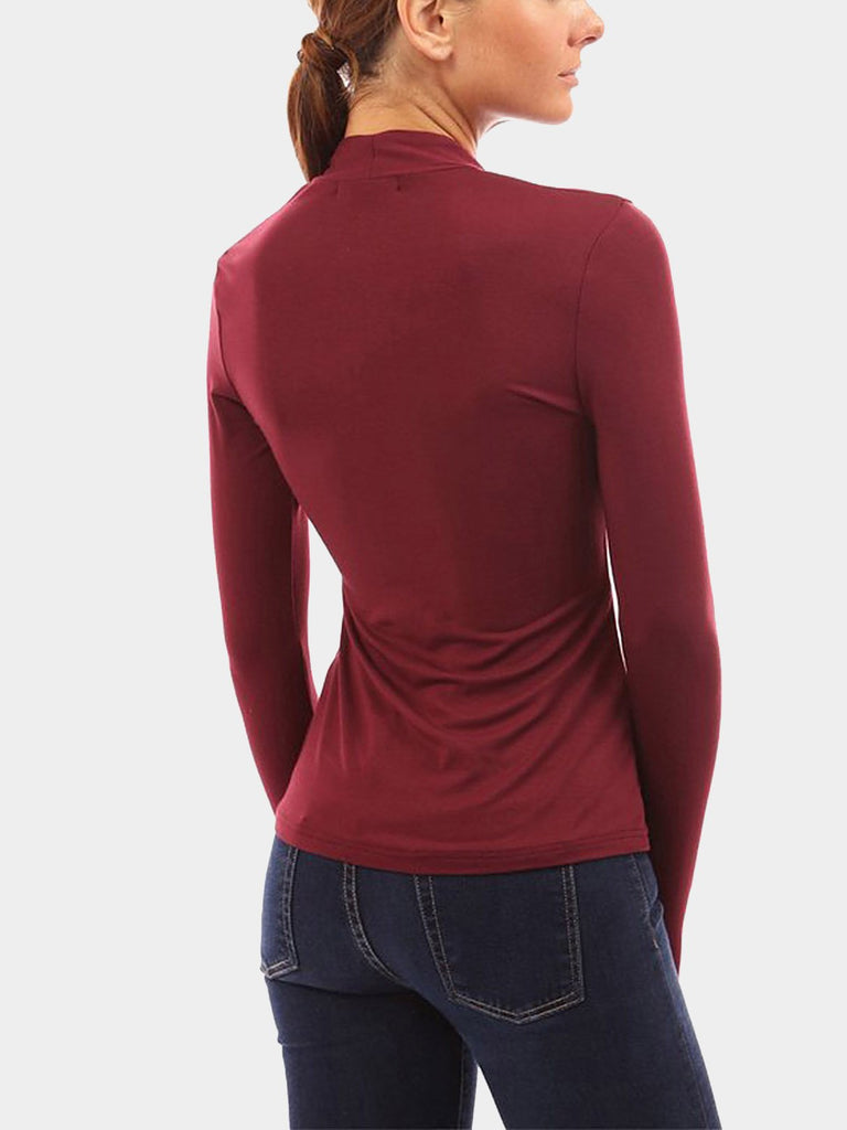 Womens Burgundy T-Shirts