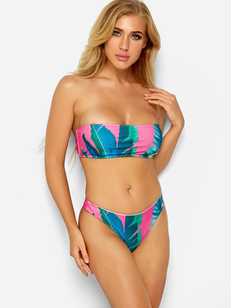 Ladies Sleeveless Two Piece Bikinis
