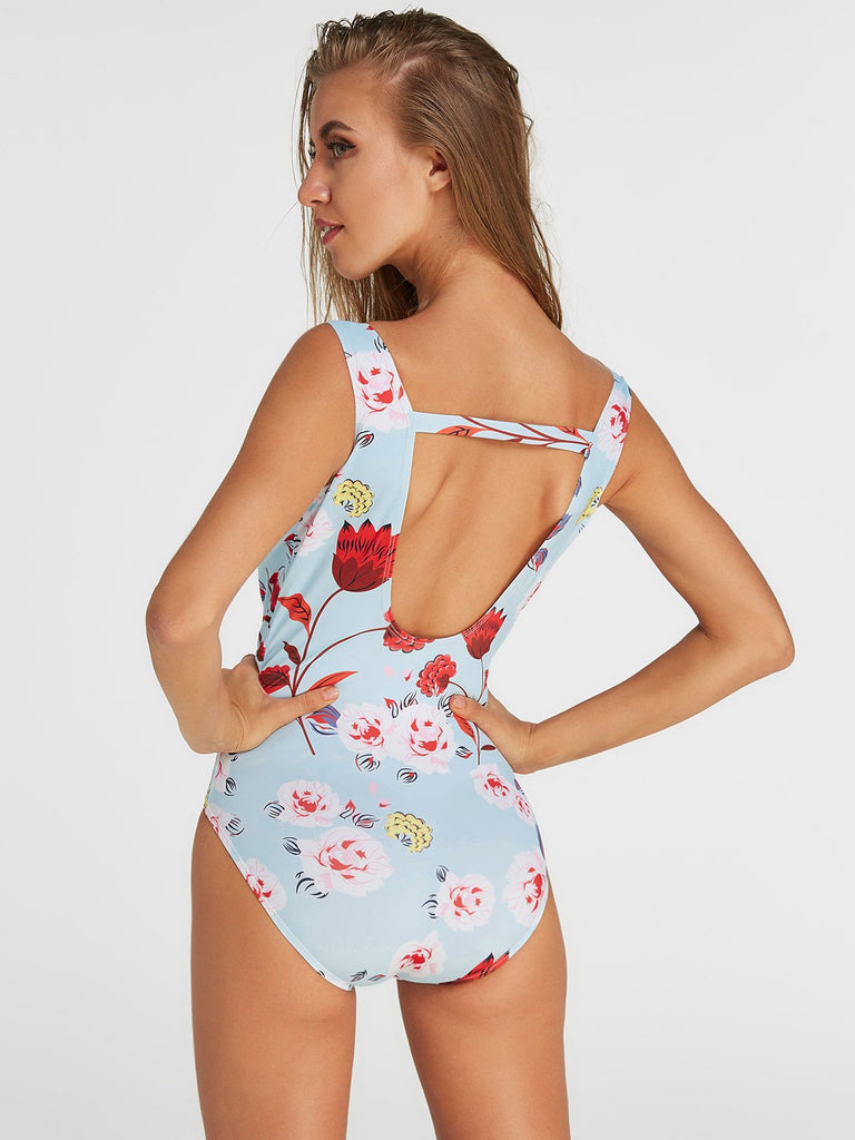 Ladies Blue One-Pieces