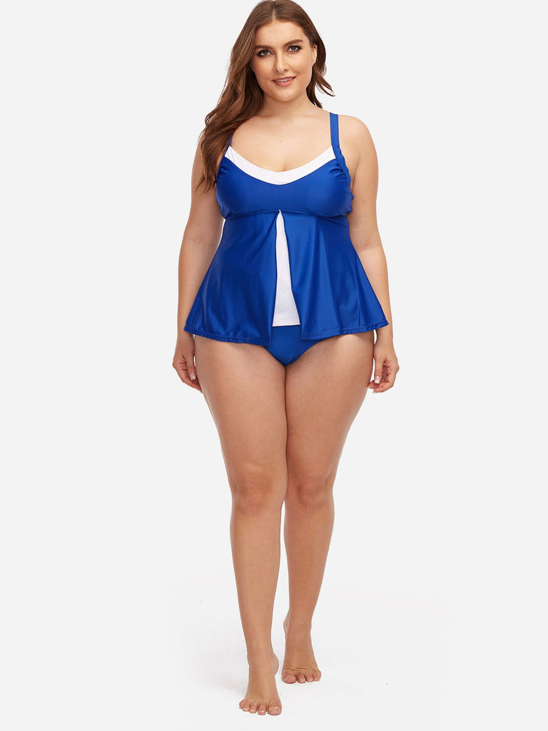 Womens Sleeveless Plus Size Swimwear