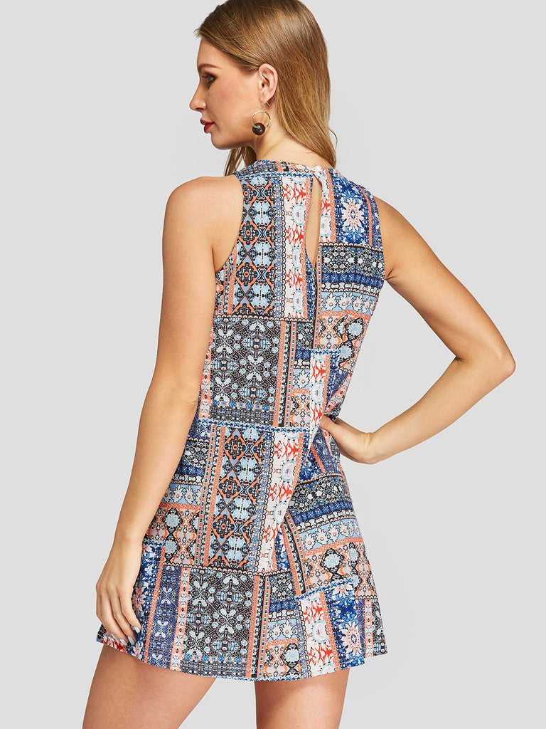 Ladies Sleeveless Mini Dresses