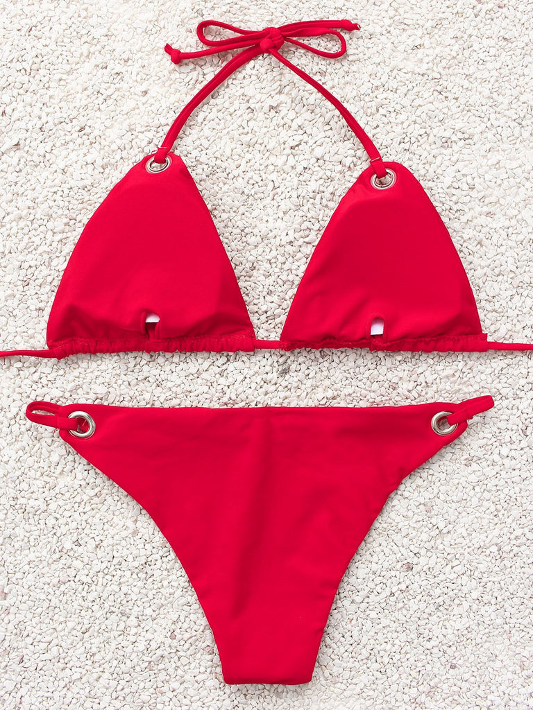 Womens Red Bikinis