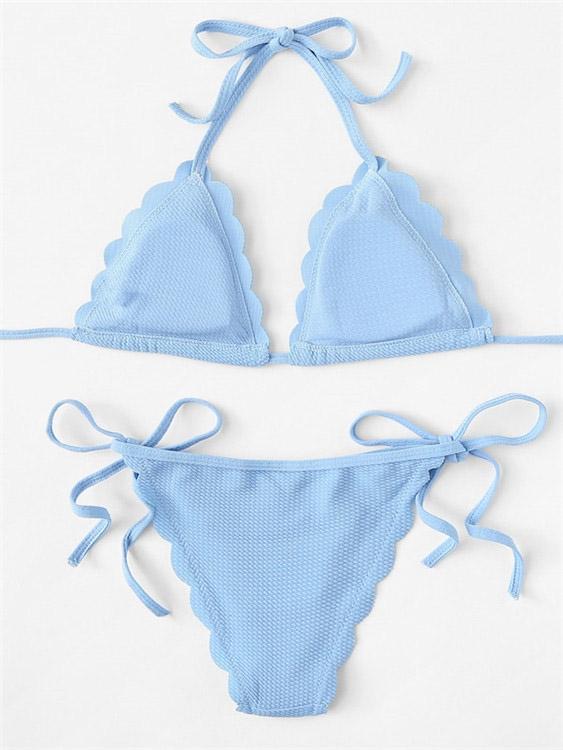 Ladies Blue Bikinis