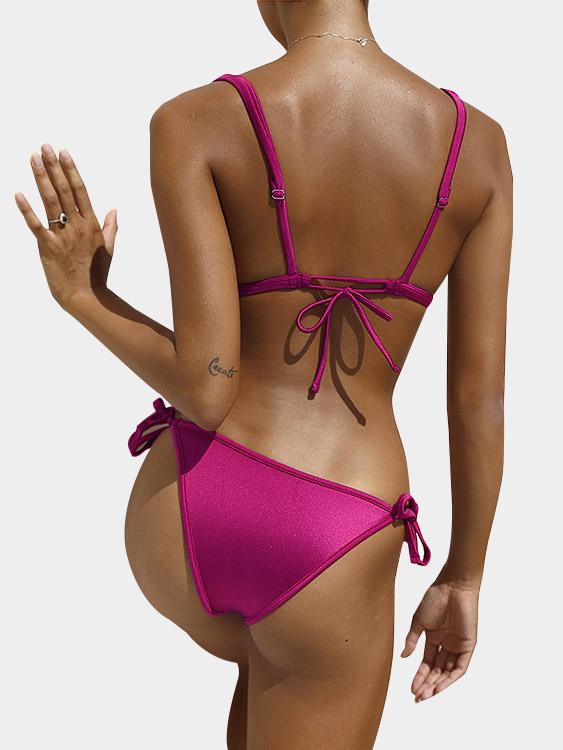 Black Push Up Bikini Top