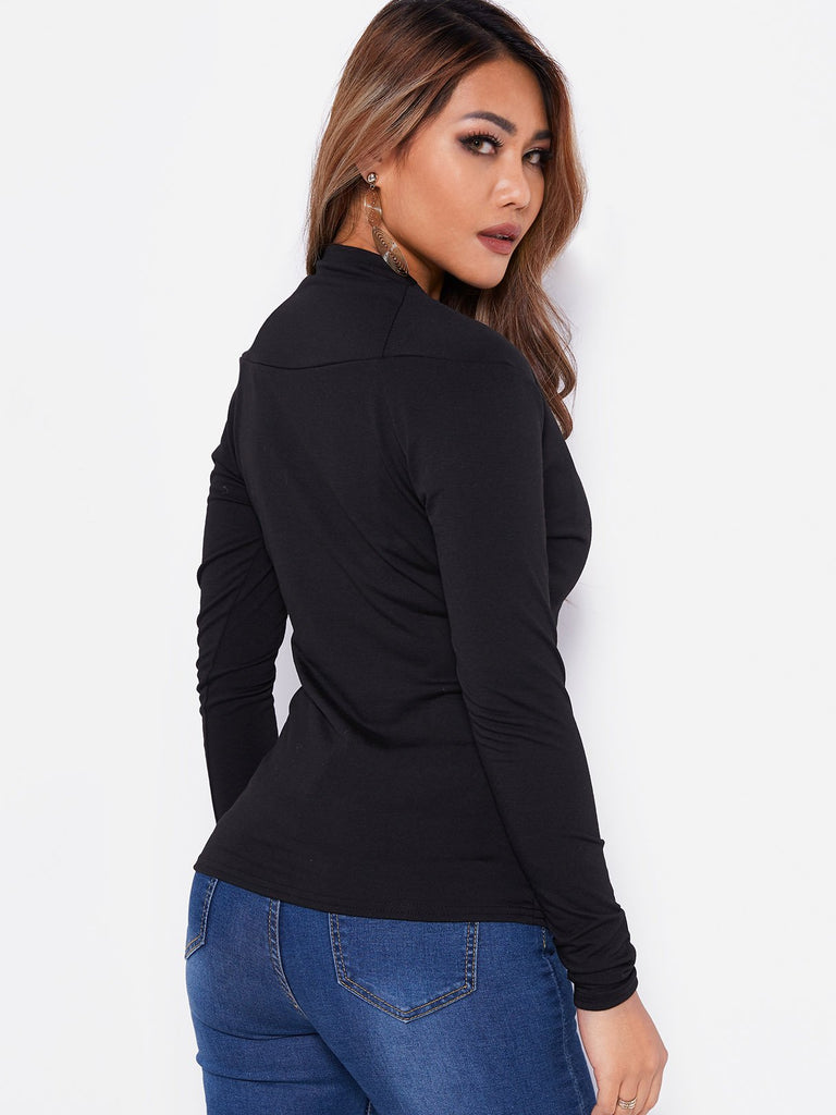 Womens Black T-Shirts