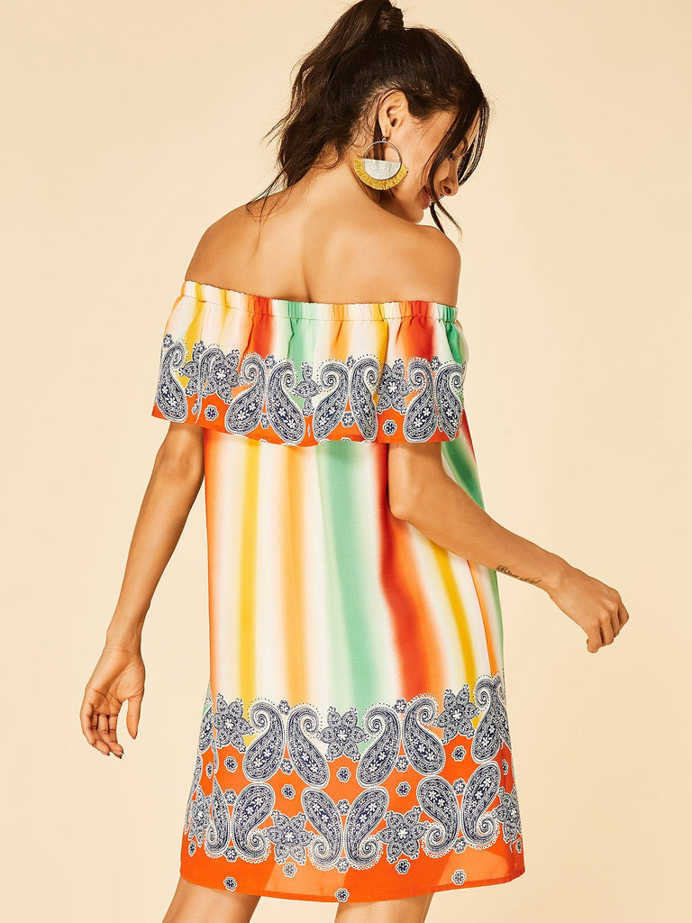 Ladies Short Sleeve Mini Dresses