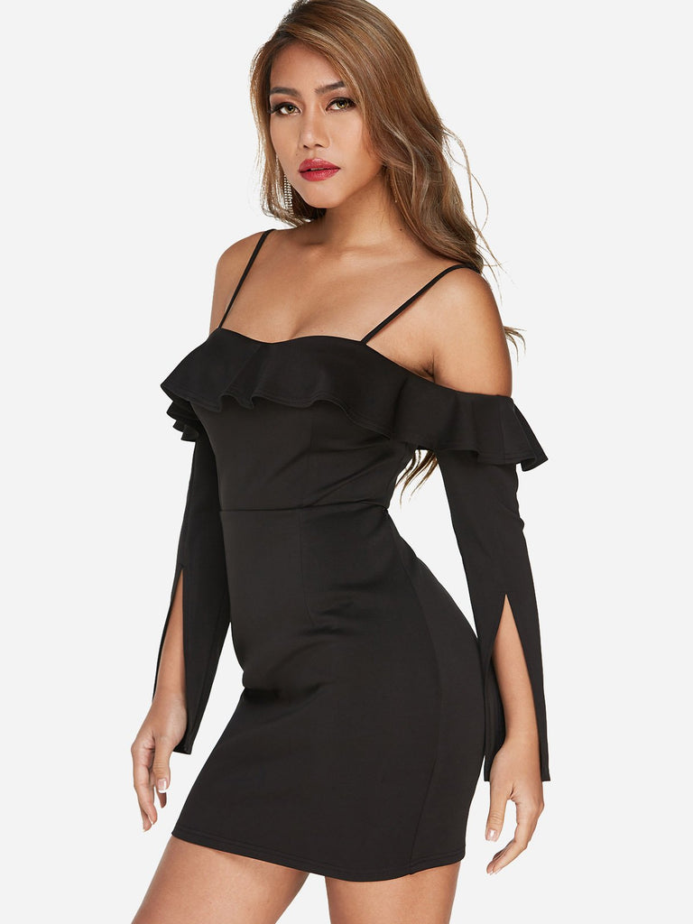 Ladies Black Bodycon Dresses