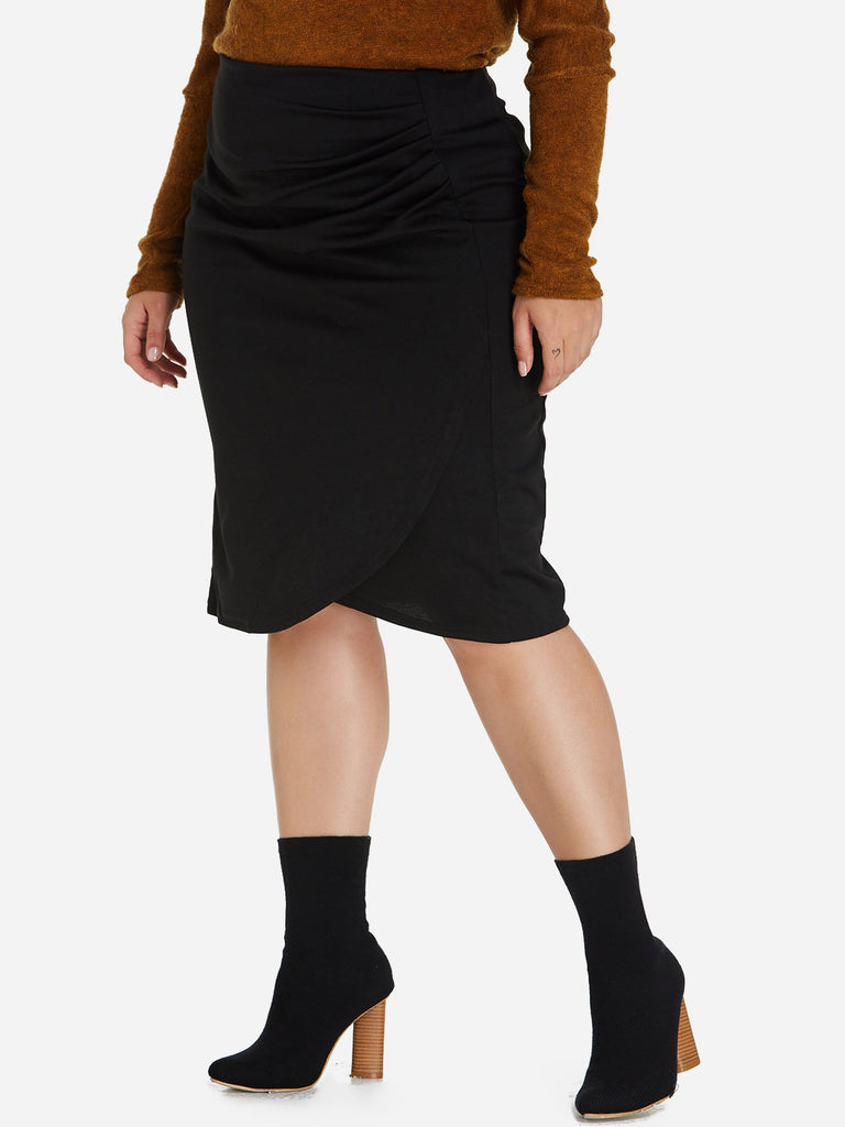 Ladies Black Plus Size Bottoms