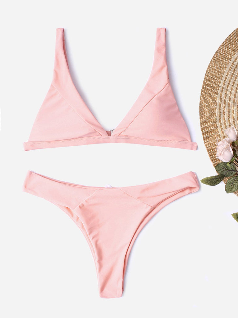 Ladies Orange Bikinis