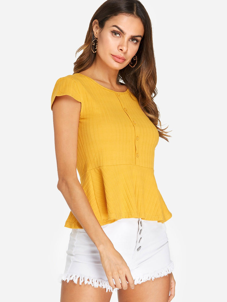 Ladies Yellow T-Shirts