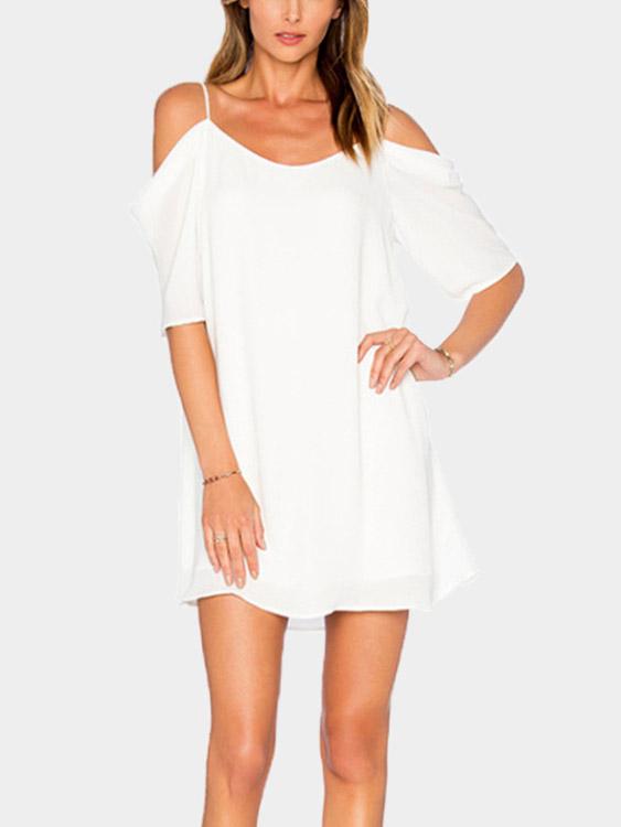 Ladies Half Sleeve Mini Dresses