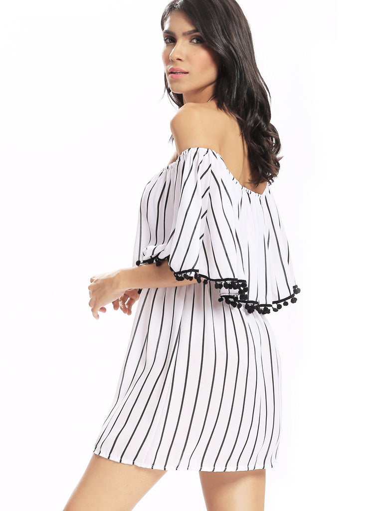 Ladies Multi Off The Shoulder Dresses