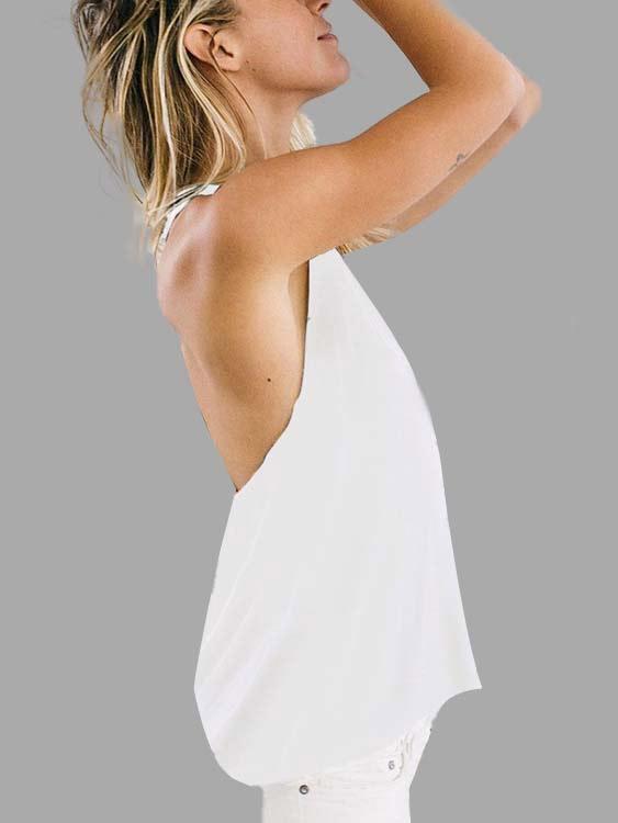 Womens White Camis