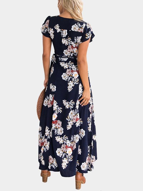 Womens Navy Maxi Dresses