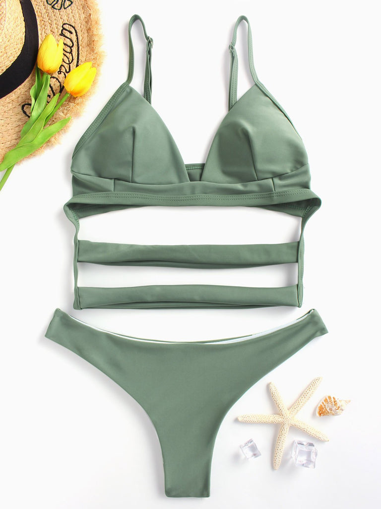 Cut Out Two Piece Bikinis