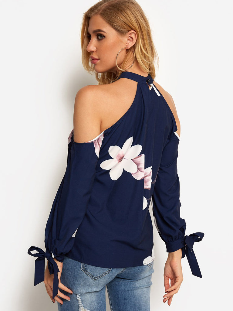 Ladies Navy Blouses
