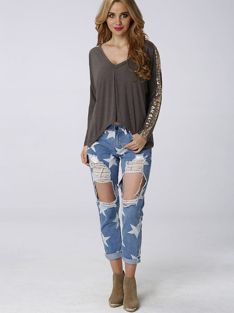 Ladies Long Sleeve Top