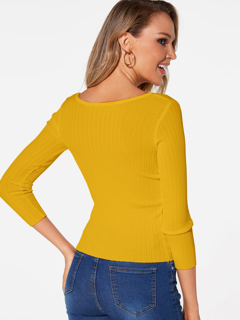 Womens Yellow T-Shirts