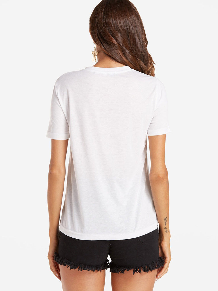 Womens White T-Shirts