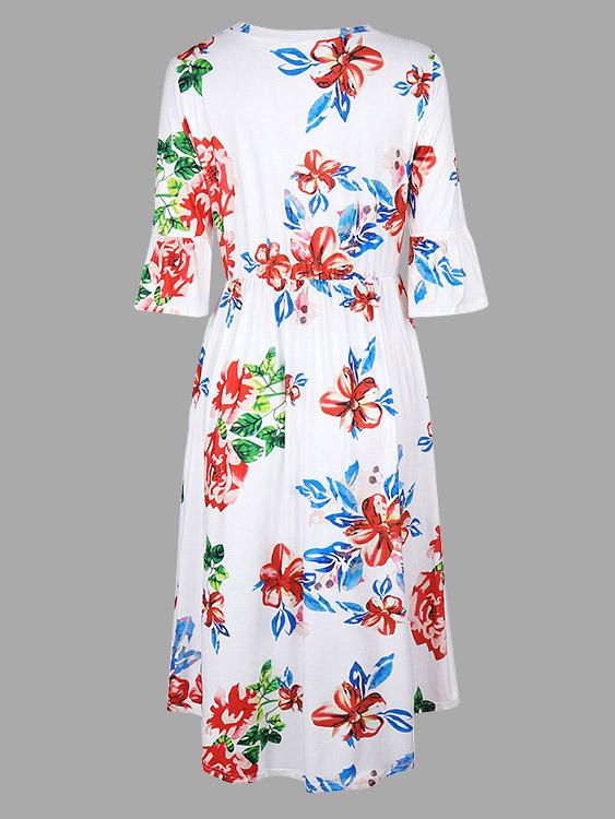 Womens Floral Print Dresses