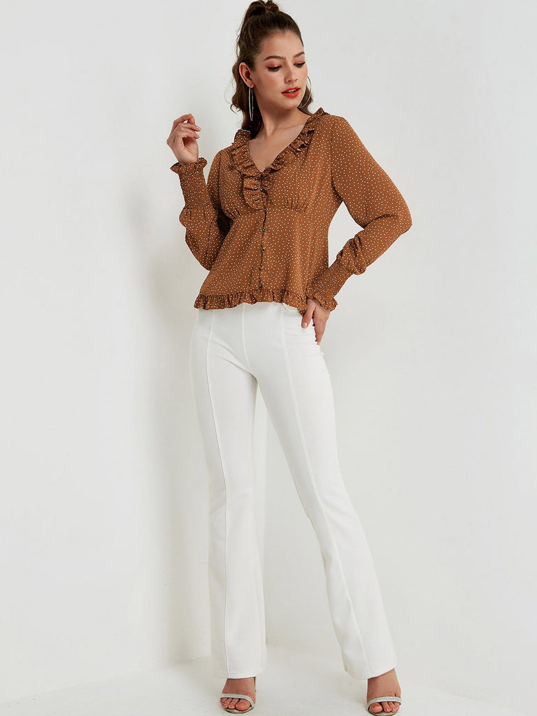 Womens Brown Blouses