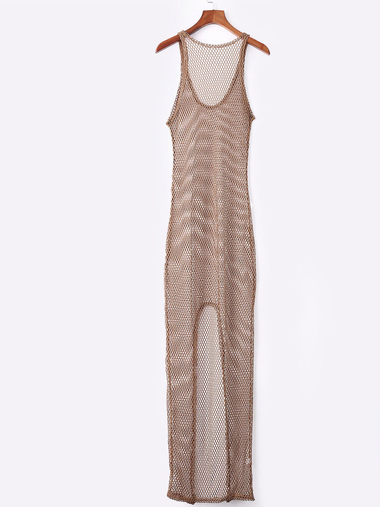 Ladies Brown Maxi Dresses