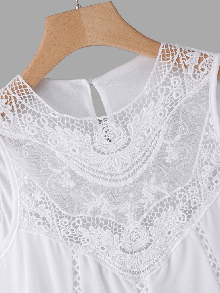 Ladies White Mini Dresses