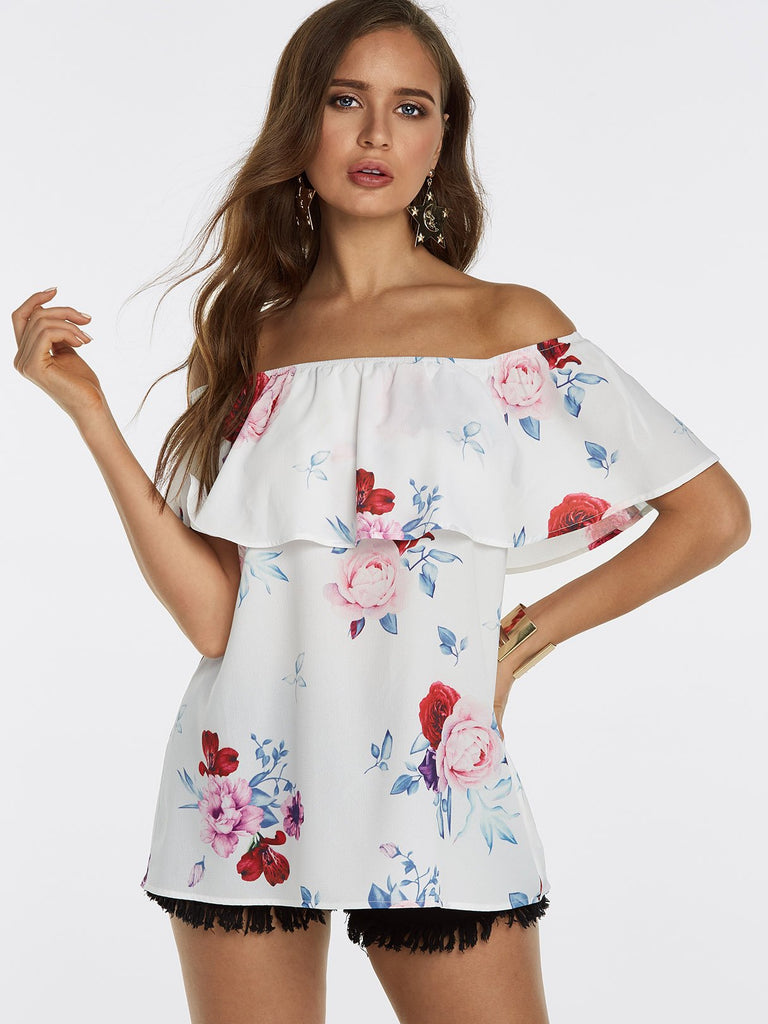 Ladies Short Sleeve Blouses
