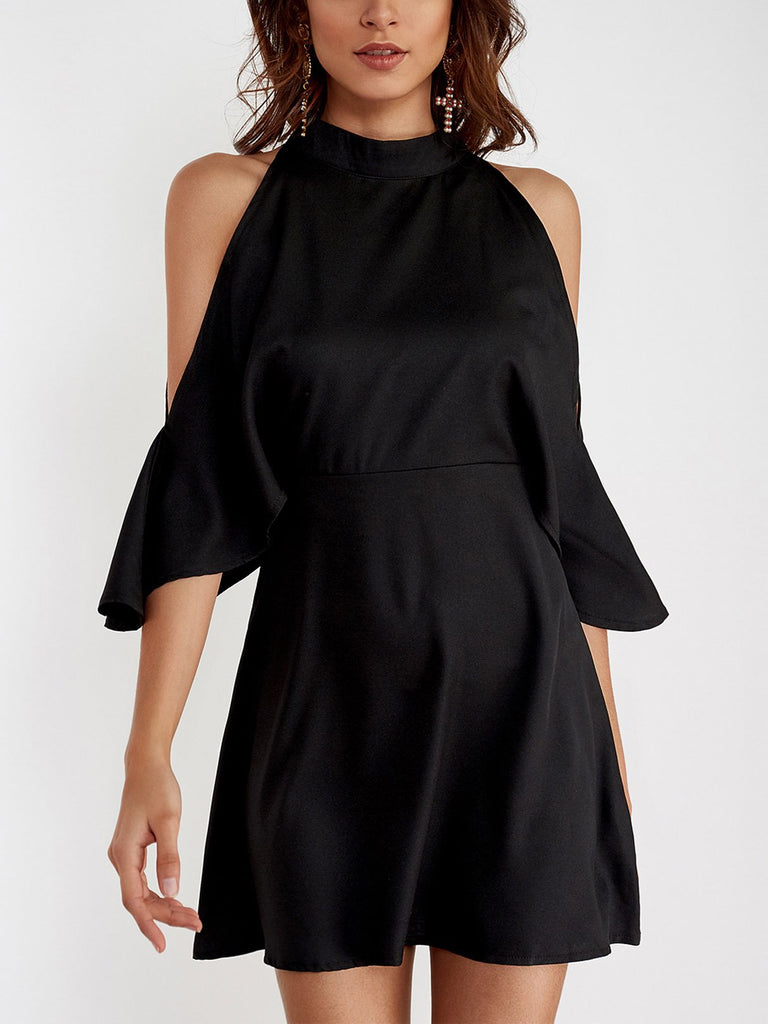 Teal Long Sleeve Dress