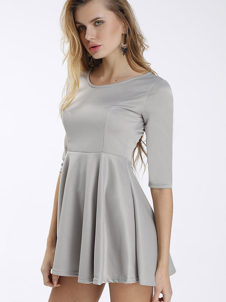 Ladies Grey Mini Dresses