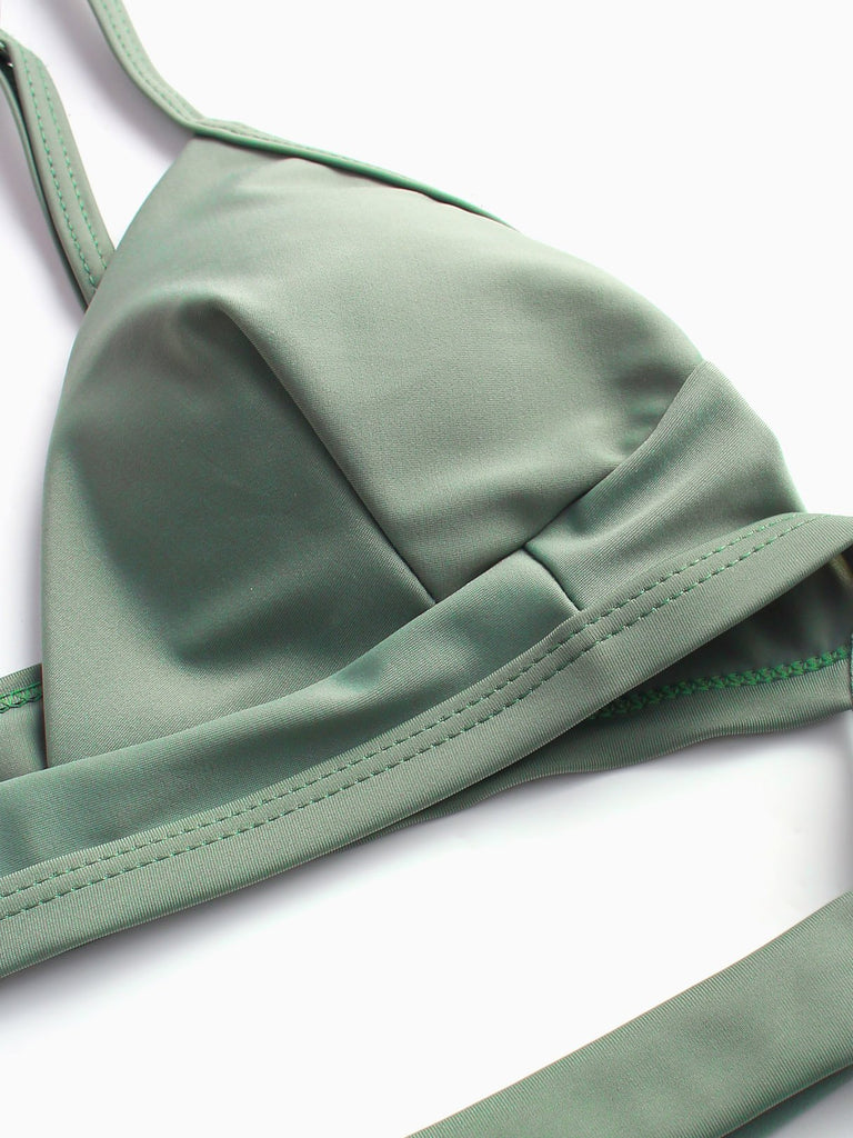 Ladies Green Bikinis