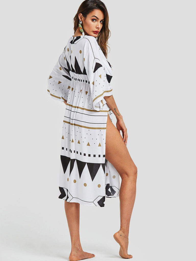 Womens White Cover-Ups