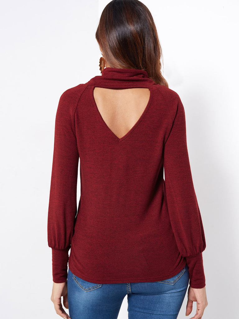 Womens Burgundy T-Shirts