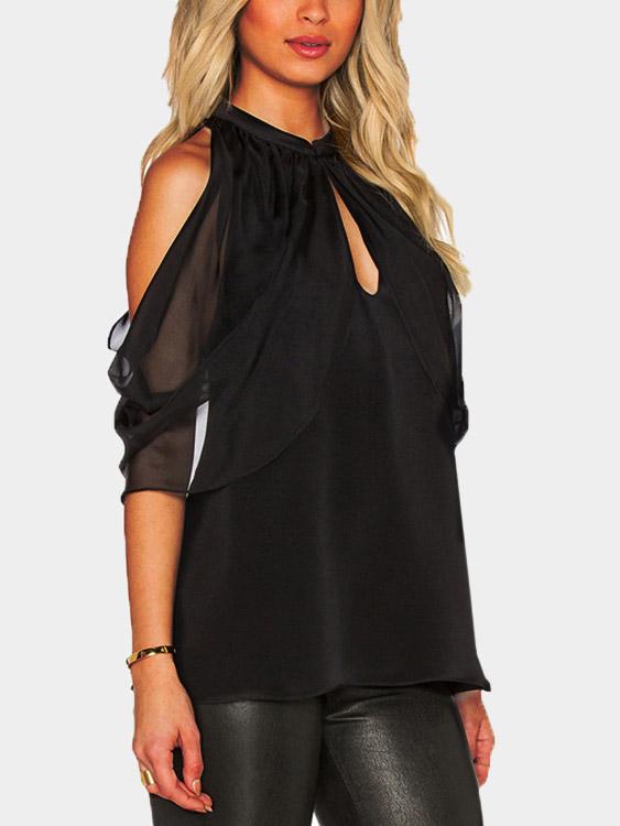 Ladies Black Blouses