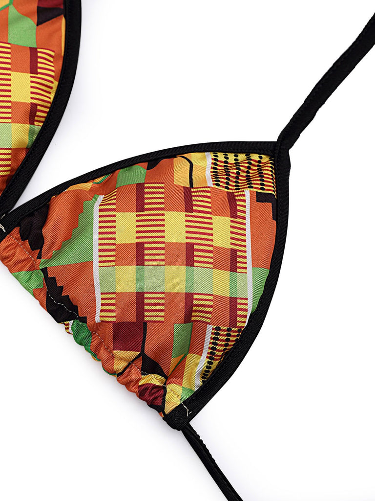Ladies Sleeveless Two Piece Bikinis