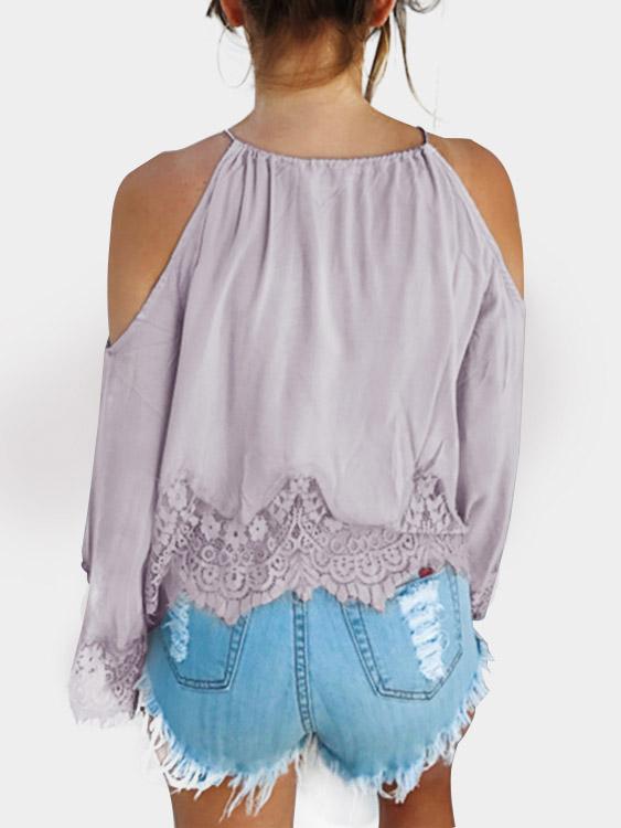 Womens Light Purple Blouses