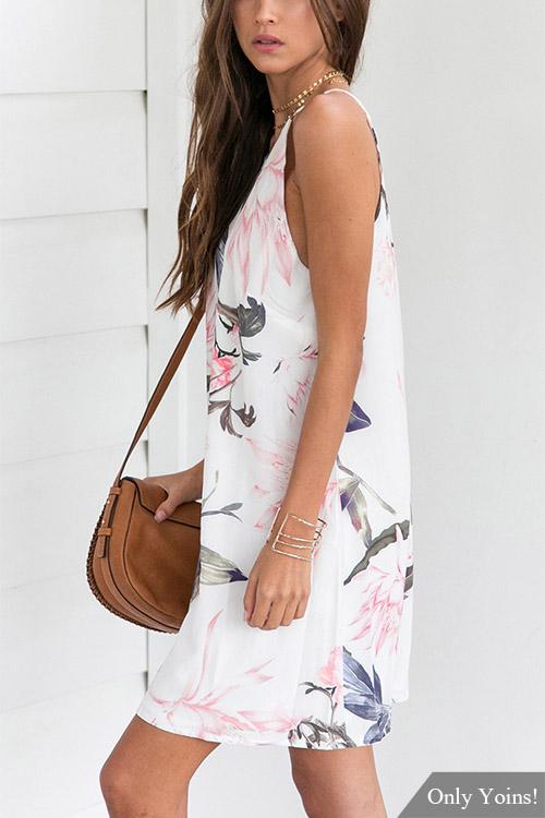 Ladies Floral Floral Dresses