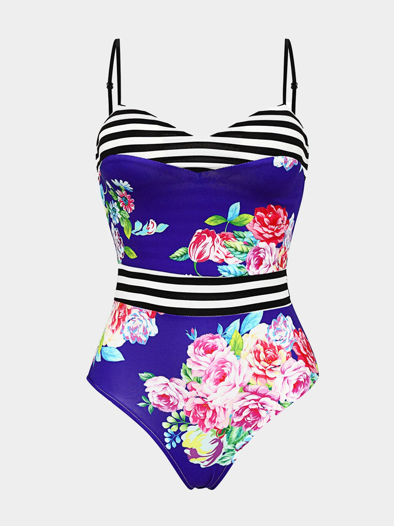 Womens Blue One-Pieces