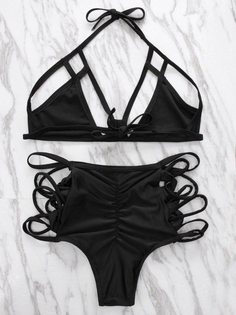 Womens Black Bikinis