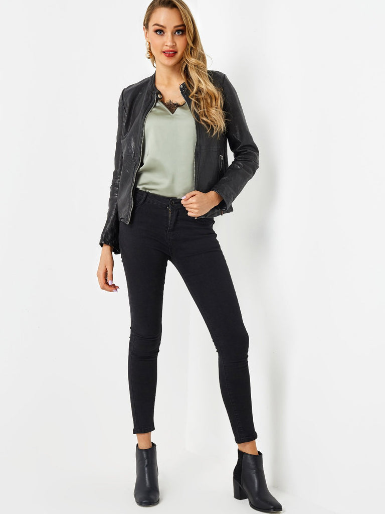Womens Sleeveless Buttonup Shirts Blouses