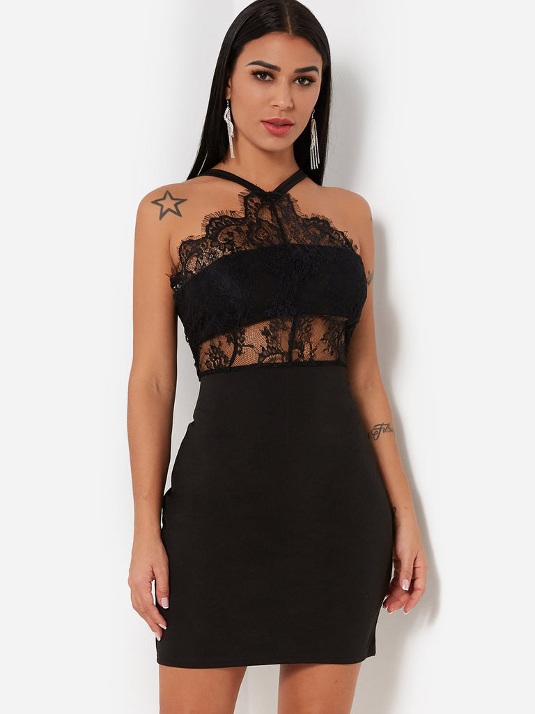 Womens Black Mini Dresses