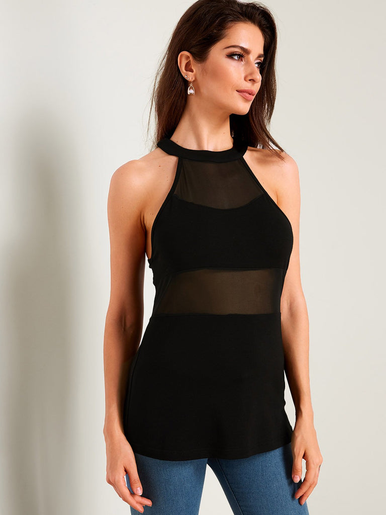 Ladies Black Camis