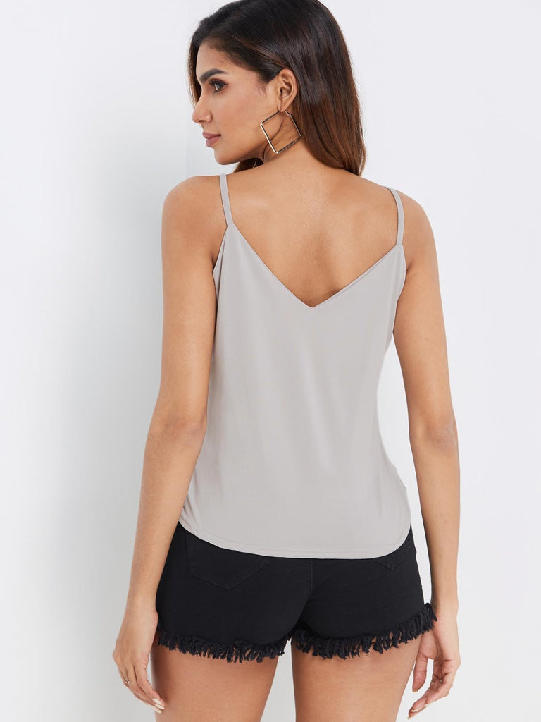 Womens Grey Camis