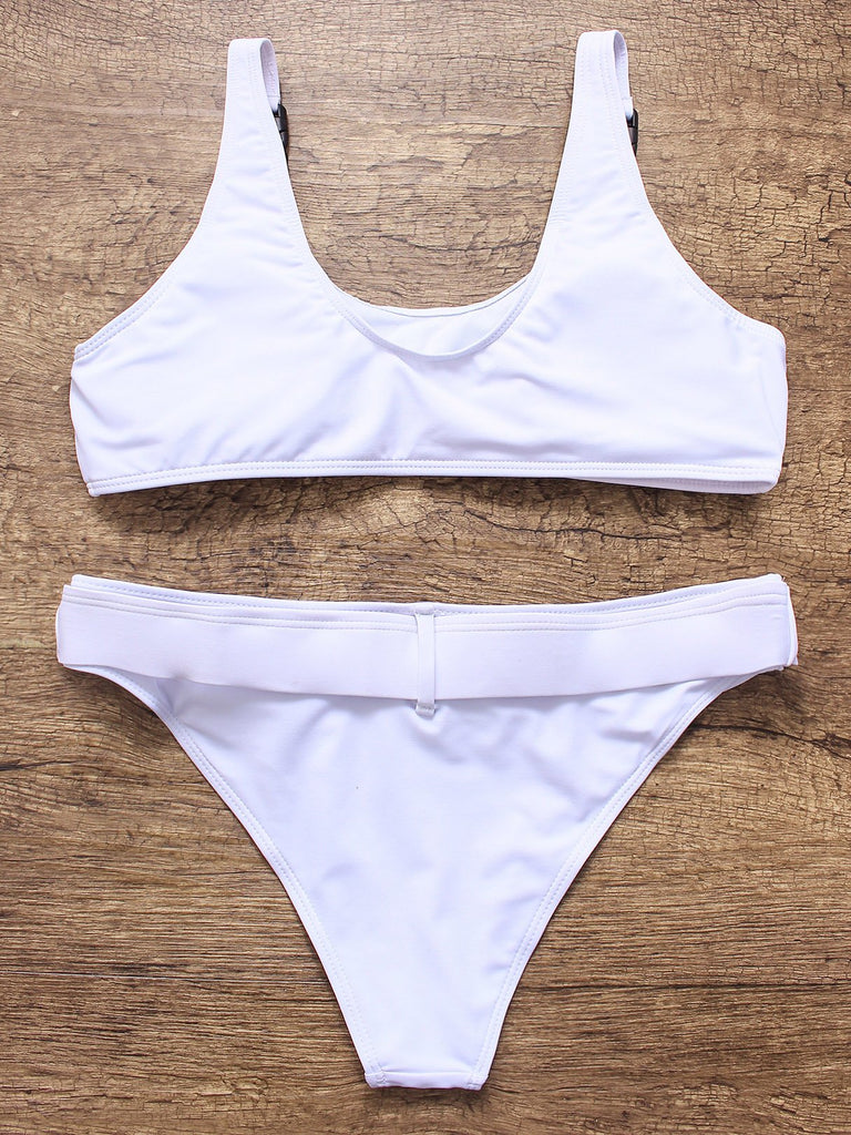 Black And White Pineapple Bikinis