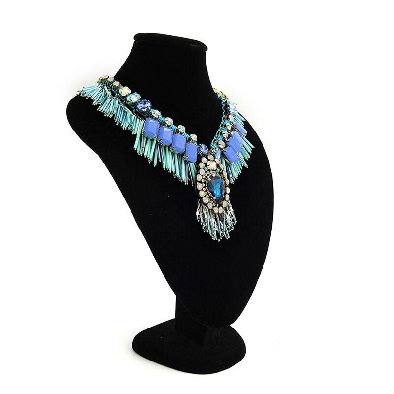 Fringed Collar Statement Necklace