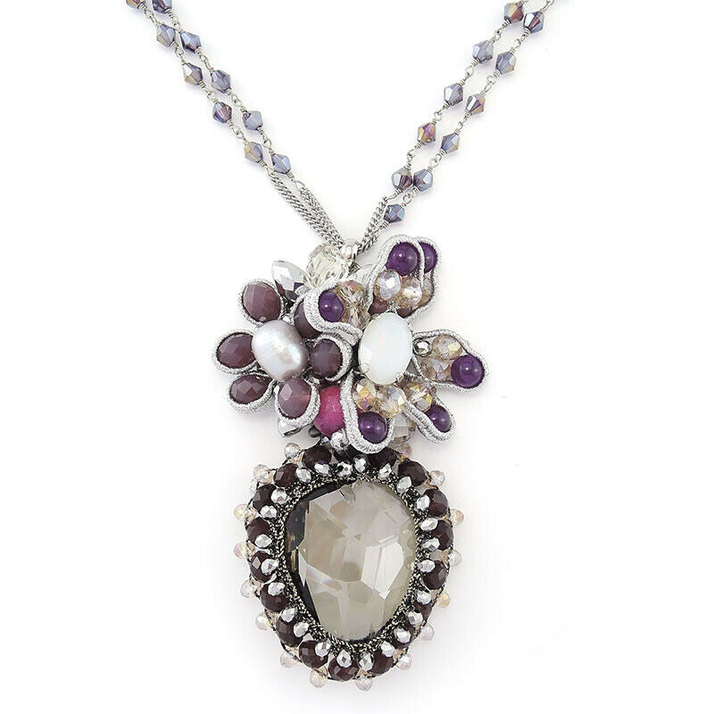 Crystal Pendant Handmade Necklace Bijoux