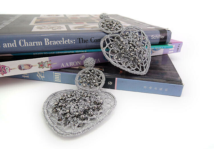 Statement Heart Earrings Bijoux