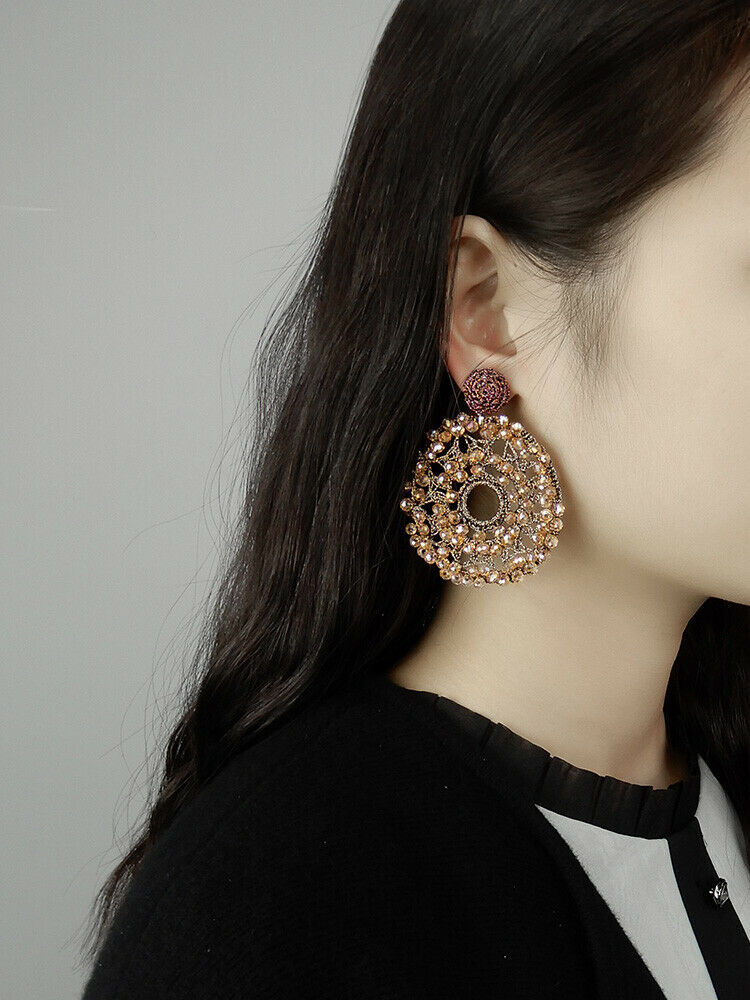 Blush Pink Statement Earrings