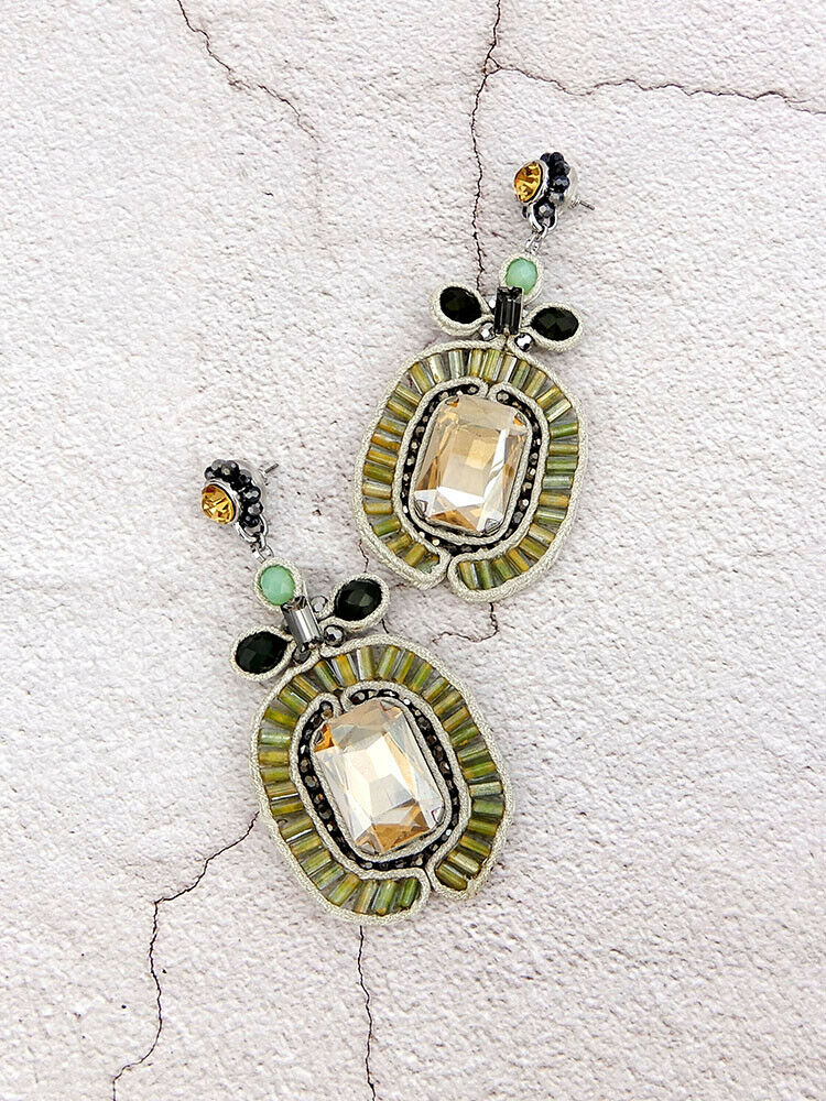 Raffia Statement Earrings
