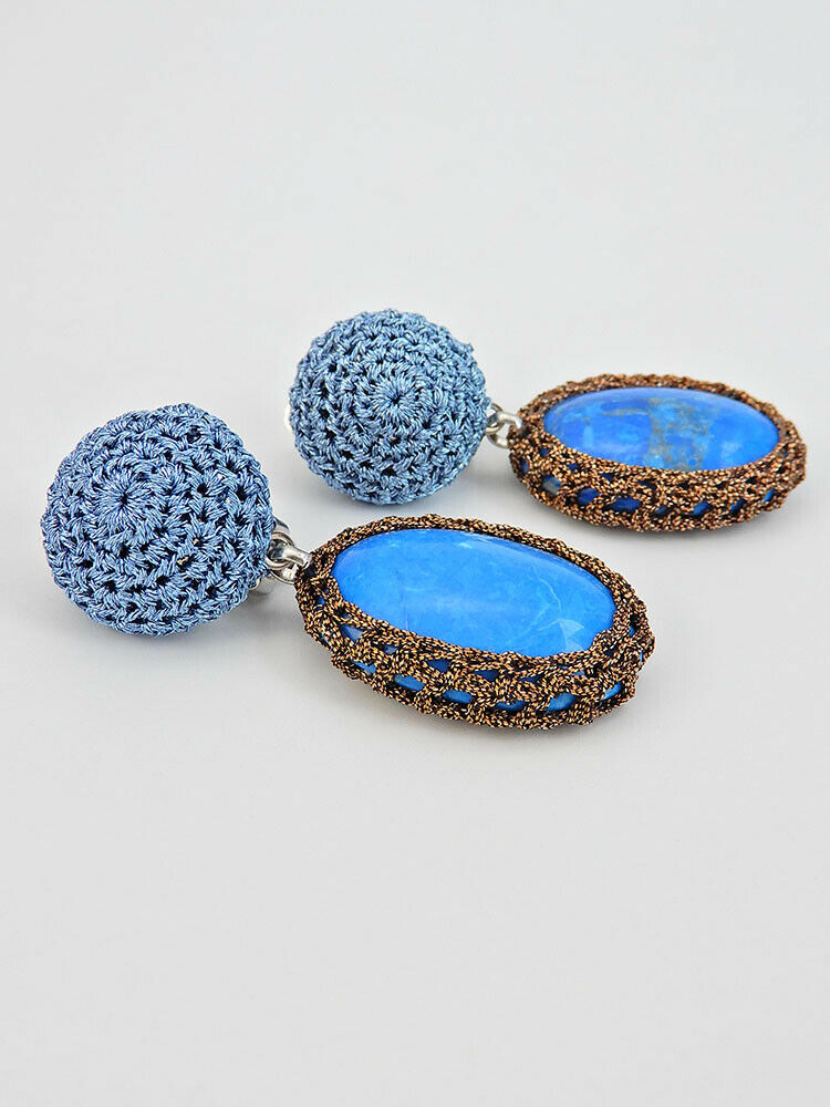 Beaded Statement Earrings